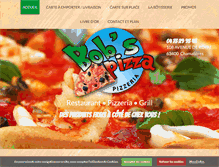 Tablet Screenshot of bob-pizza.com